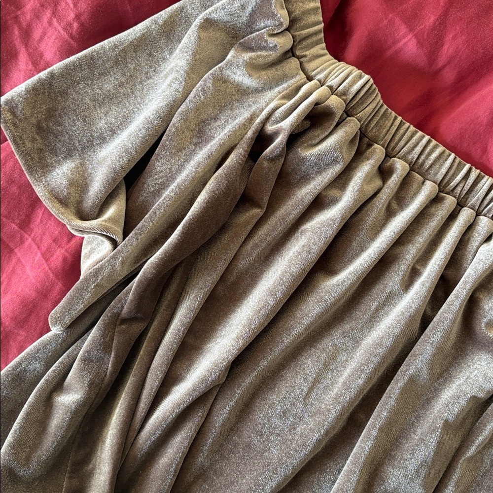 Sunday in Brooklyn Brown Velvet Blouse